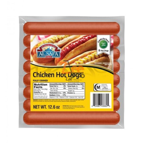 ALSAFA CHICKEN HOT DOGS 12 OZ