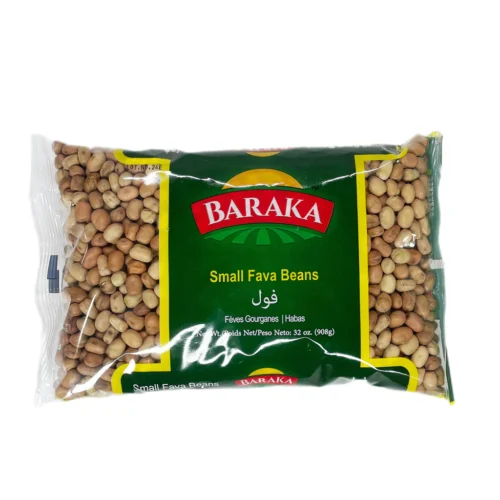 SMALL FAVA BEANS BARAKA 32 OZ