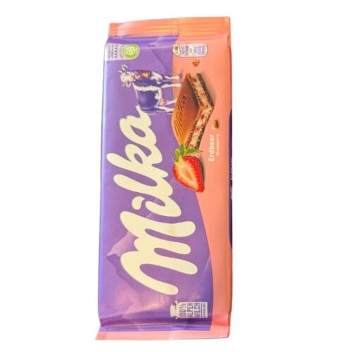 MILKA CHOCOLATE STRAWBERRY 100G