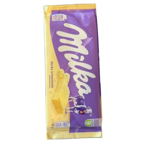MILKA WHITE CHOCOLATE 90G