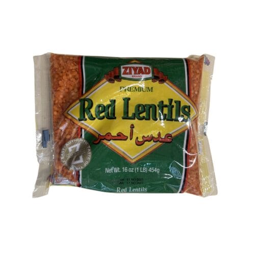 ZIYAD RED LENTILS 16oz