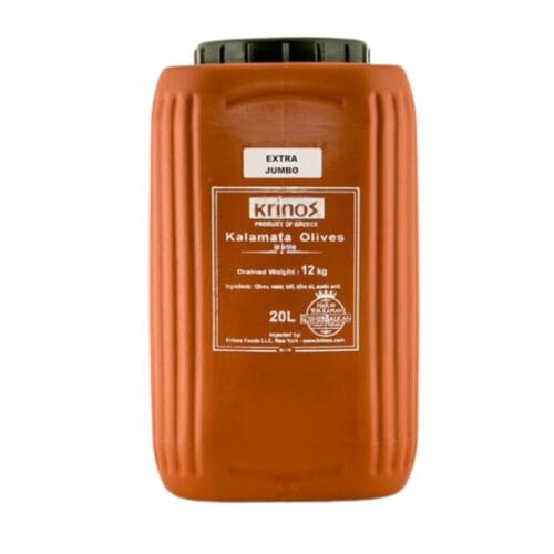 KRINOS KALAMATE EXTRA JUMBO OLIVES 12Kg