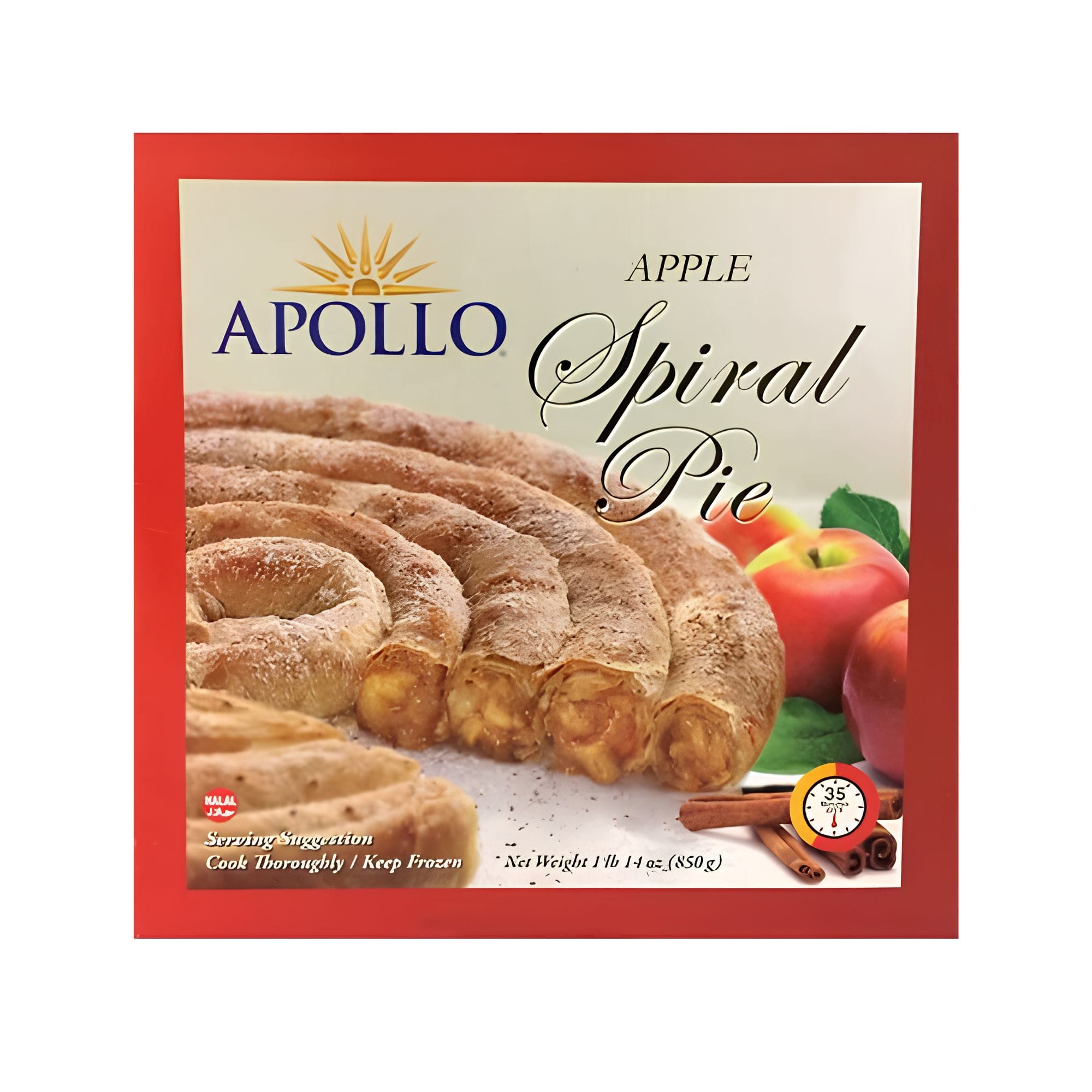 APOLLO APPLE SPIRAL PIE 850G