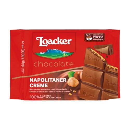 LOACKER NAPOLITANER CHOCOLATE 55G