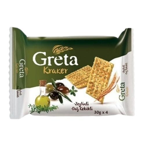 GRETA CRACKER W OLIVE OREGANO