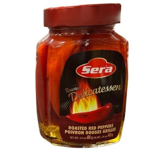 SERA ROASTED RED PEPPERS 680G