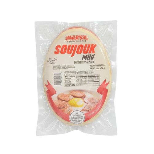 MERVE BEEF SOUJOUK MILD ROUND 1lb