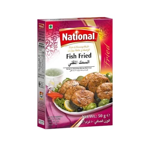 NATINOAL FISH FRY MASALA 50GM