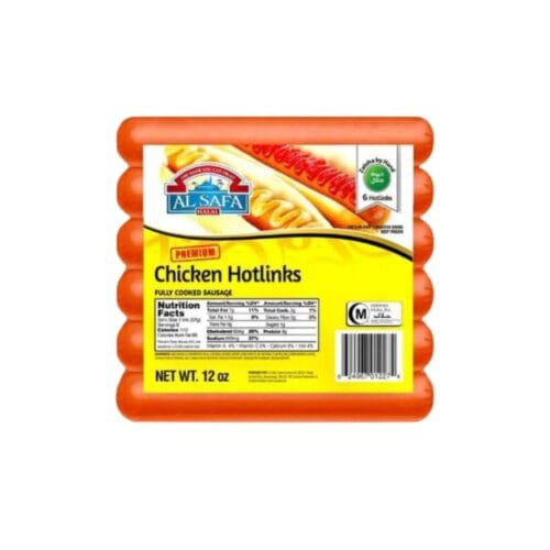 AL SAFA CHICKEN HOTLINKS 12oz