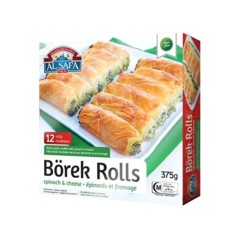 AL SAFA BOREK SPINACH & CHEESE ROLLS 375g