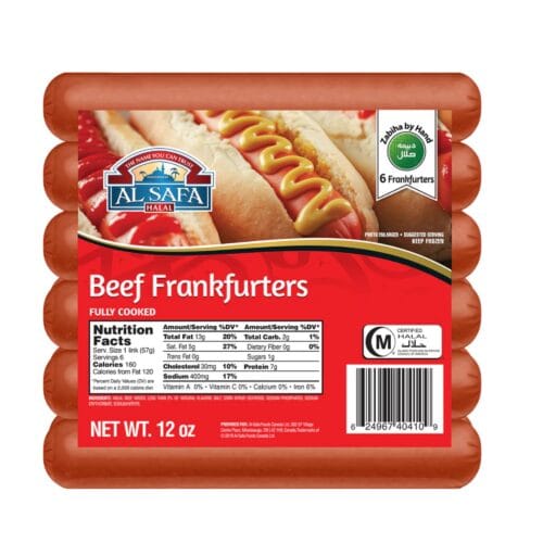 AL SAFA BEEF FRANKFURTERS 12oz