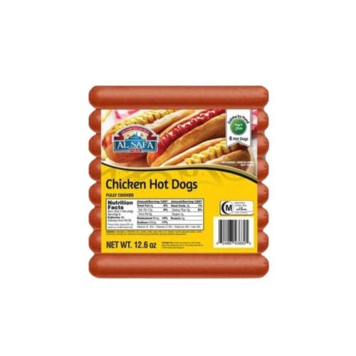AL SAFA CHICKEN HOT DOGS 12.6oz