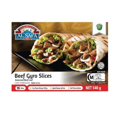 ALSAFA BEEF GYRO SLICES 1.2lbs