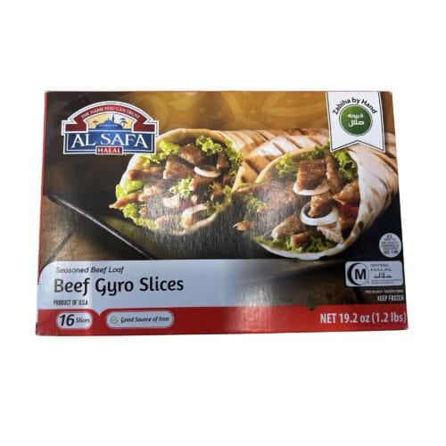 ALSAFA BEEF GYRO SLICES 1.2lbs