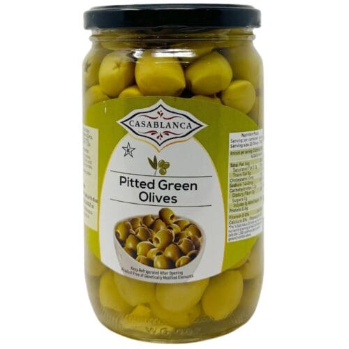 CASABLANCA PITTED GREEN OLIVES