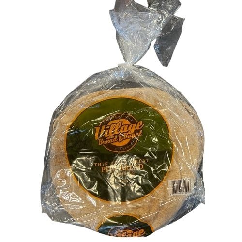VILLAGE PITA THIN LARGE WHEAT 6/PACK