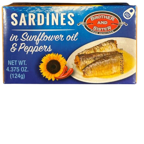 B&S SARDINES SPICY IN OIL 124 GM