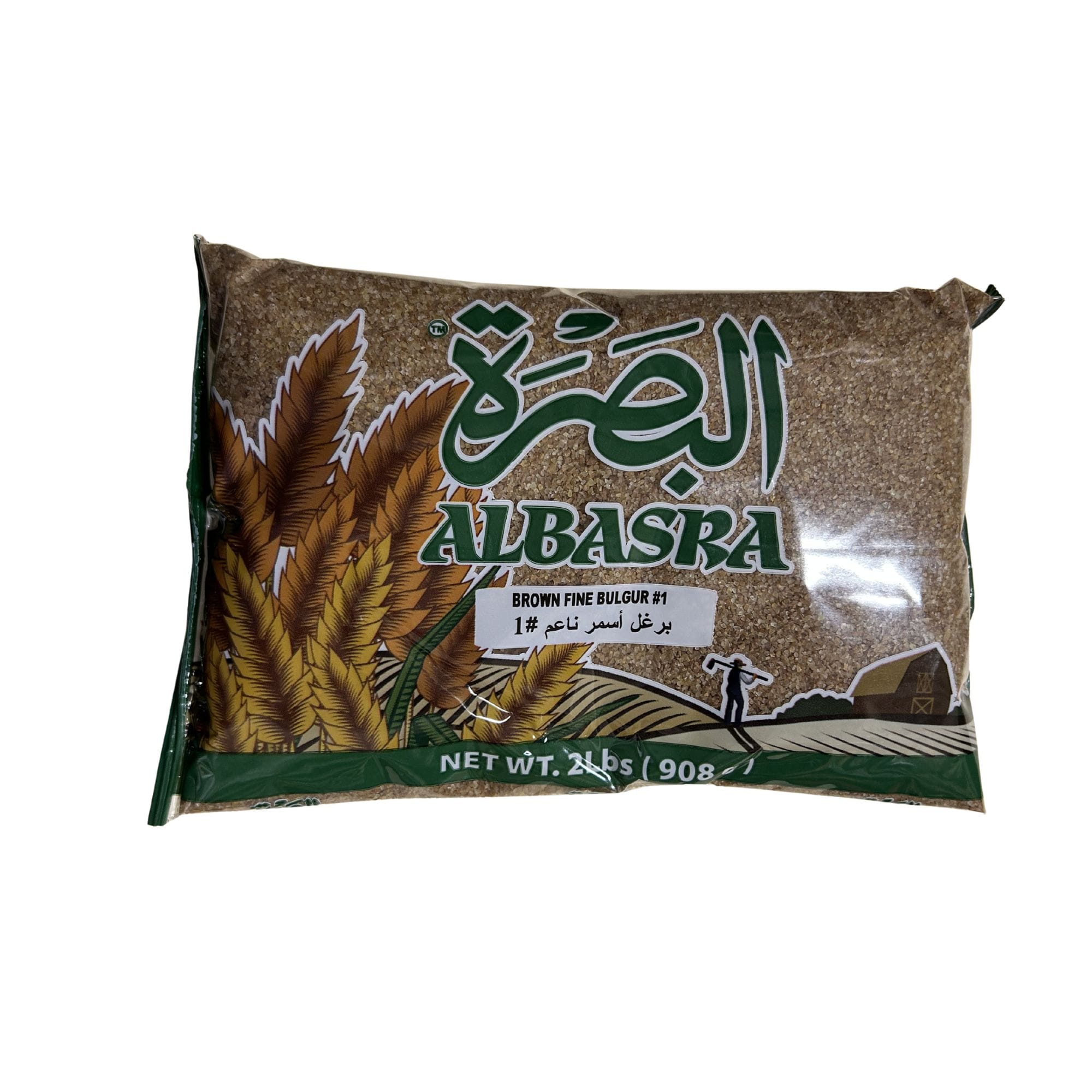 ALBASRA BROWN BULGUR#1 2LB