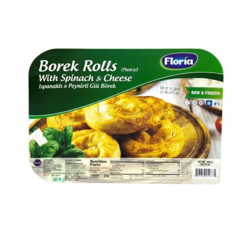 FLORIA BOREK PASTRY ROLLS W/SPINACH 400g