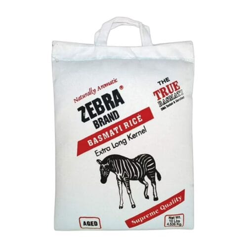 ZEBRA BASMATI RICE 10LB
