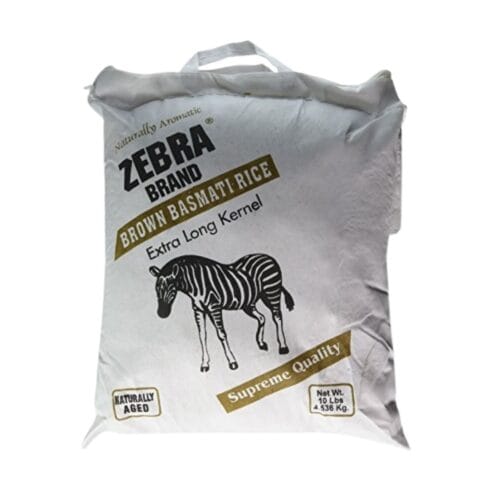 ZEBRA RICE BASMATI BROWN 10 LB