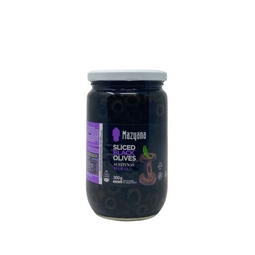 MAZYANA SLICED BLACK OLIVES