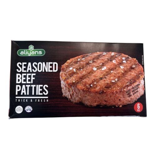 ALIYANS SEASONED BEEF PATTIES 6pcs