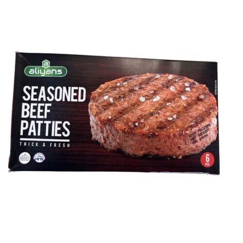 ALIYANS SEASONED BEEF PATTIES 6pcs
