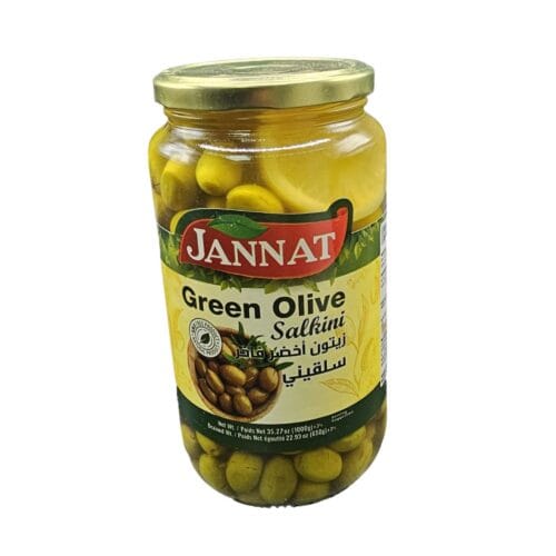JANNAT GREEN OLIVES LAGRE 1000G