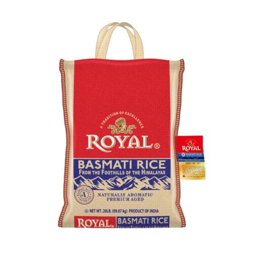ROYAL BASMATI RICE 20 LB.