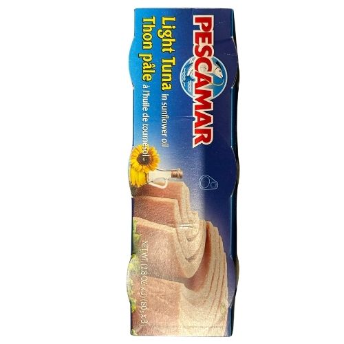 PESCAMAR LIGHT TUNA IN SUN FLOWER OIL