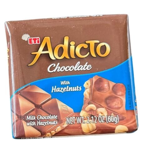 ETI ADICTO CHOCO W HAZELNUT 60G