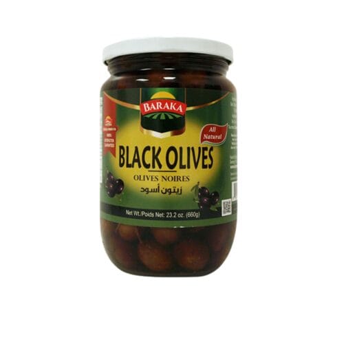 BARAKA BLACK OLIVES 660G
