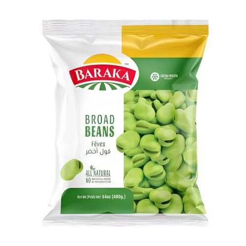 BARAKA GREEN FAVA BEANS 400Gm