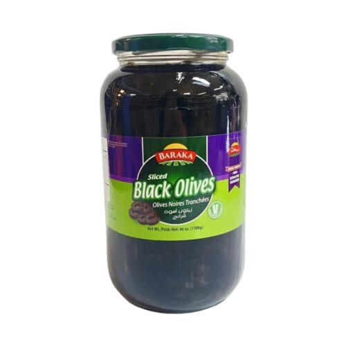 BARAKA BLACK OLIVES 46 OZ