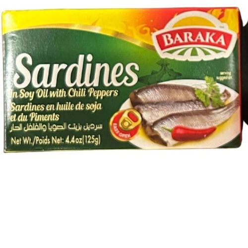 SARDINES IN SOY OIL & CHILLI P
