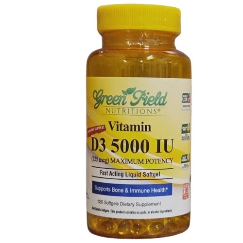 VITAMIN D3 5000 IU 120Softgels