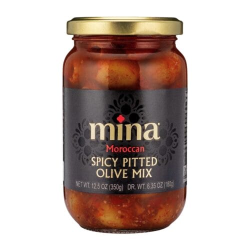 MINA SPICY PITTED OLIVE 350g