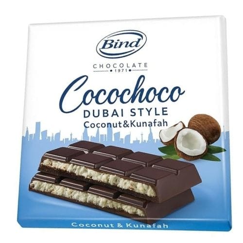 BIND DUBAI COCONUT CHOCOLATE 80 G