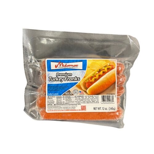 MIDAMAR TURKEY FRANKS 12OZ