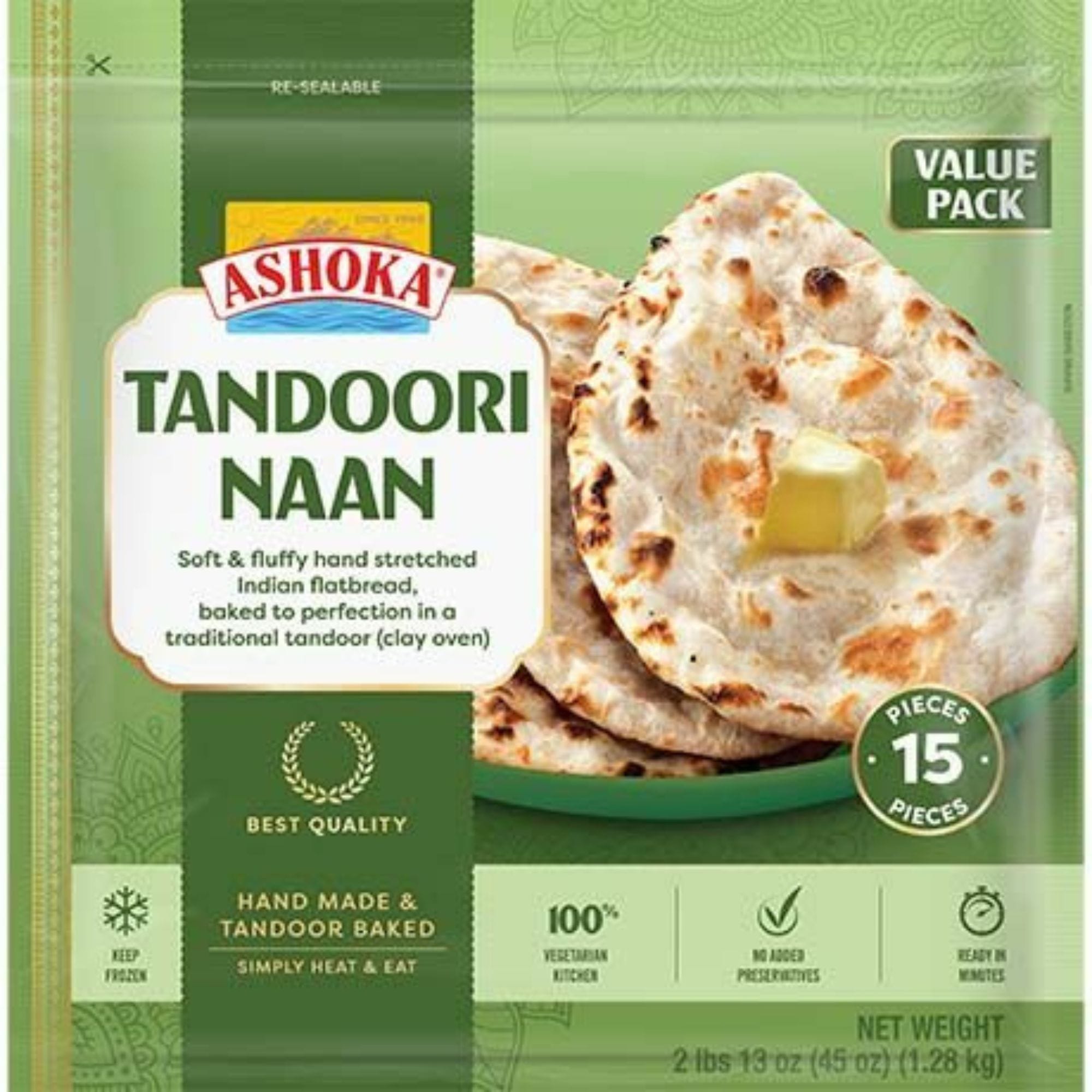 ASHOKA TANDOORI NAAN 2lb - Image 2