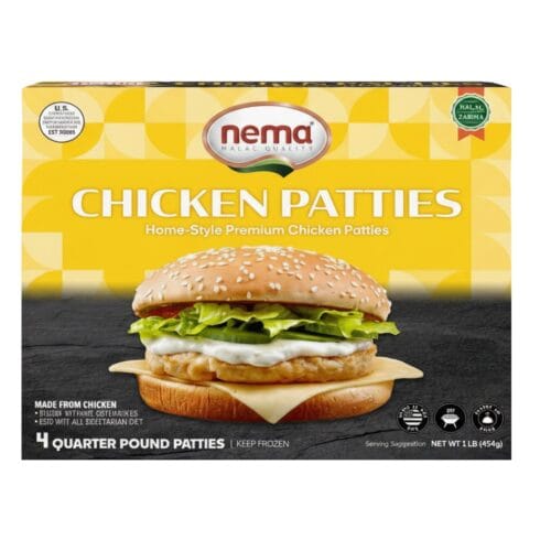 NEMA CHICKEN PATTIES 1lb