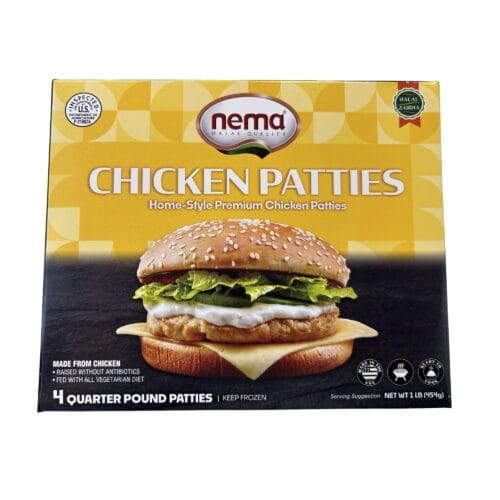 NEMA CHICKEN PATTIES 1lb