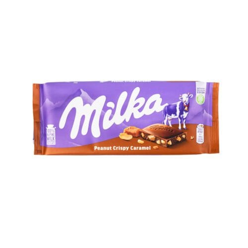Milka Peanut Crispy Chocolate 90g