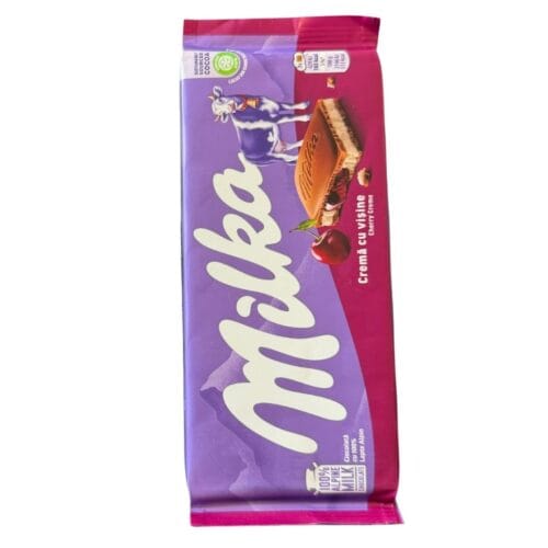 MILKA CHERRY CHOCOLATE 100G