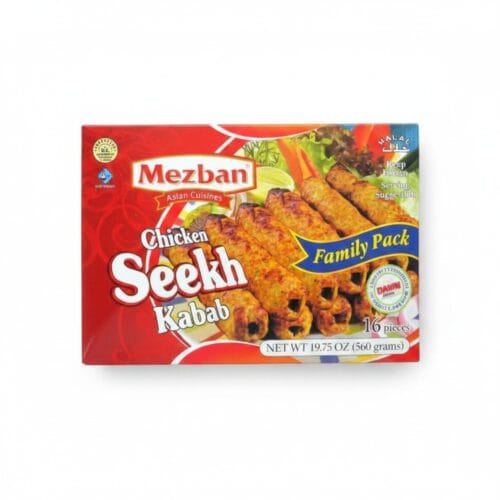 MEZBAN CHICKEN SEEKH KABAB FAMILY PACK 560G