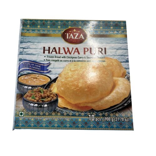 TAZA HALWA PURI w/CHOL 10pc