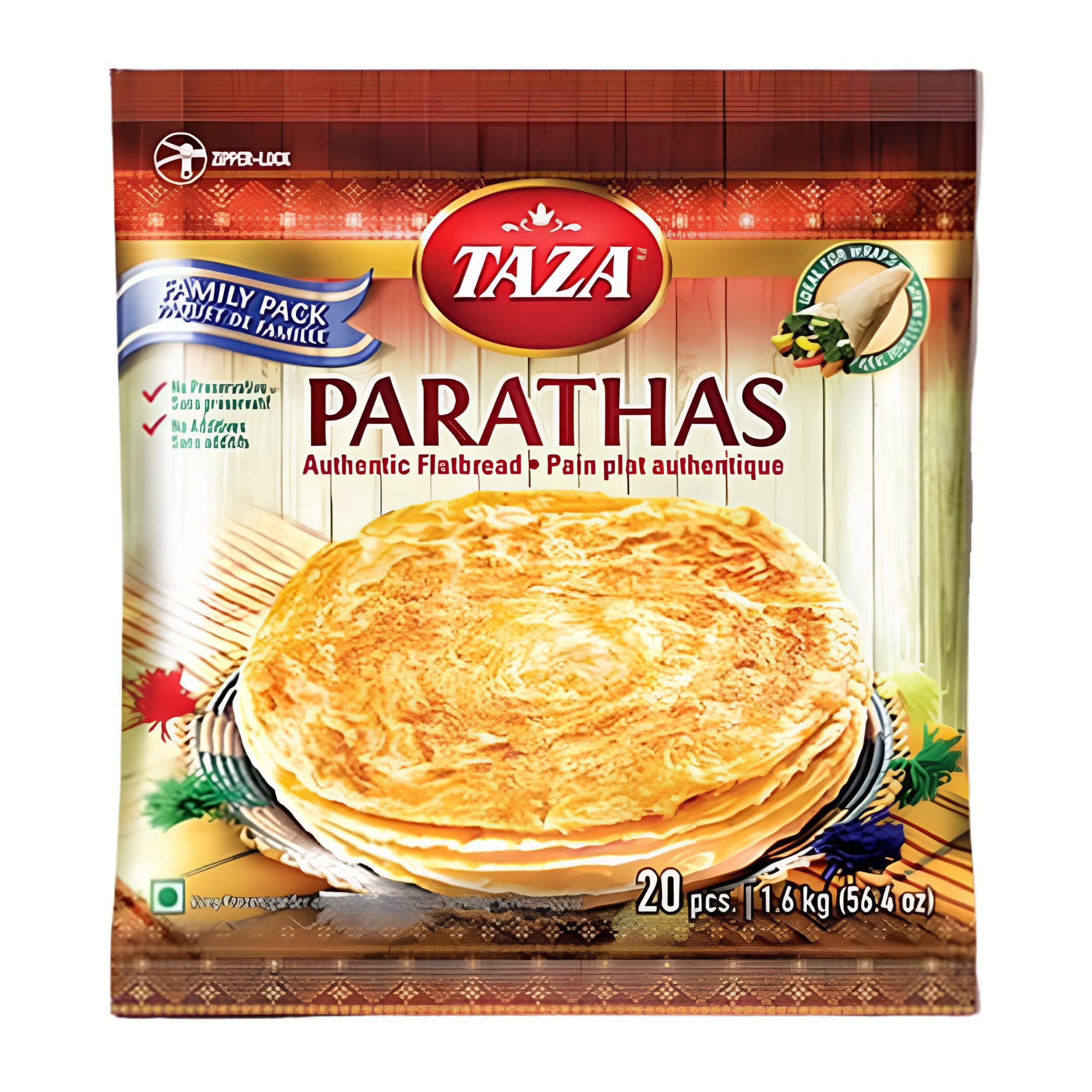 TAZA PARATHA JUMBO 160G