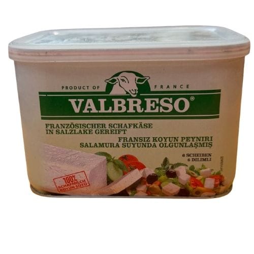 VALBRESSO FRENCH SOFT SHEEP FETA 600 G