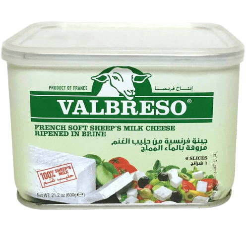VALBRESSO FRENCH SOFT SHEEP FETA 600G